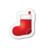 Xmas sticker stocking Icon